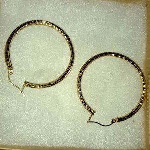 Real 10k yellow gold earrings